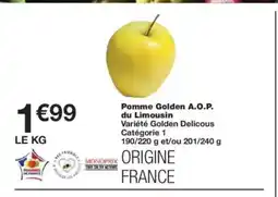 Monop' Pomme Golden A.O.P. du Limousin offre
