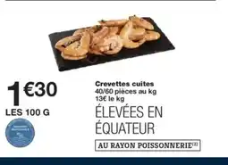 Monop' Crevettes cuites offre