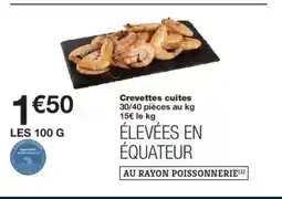 Monop' Crevettes cuites offre