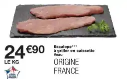 Monop' Escalope à griller en caissette Veau offre