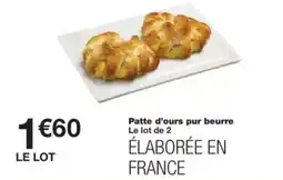 Monop' Patte d'ours pur beurre offre