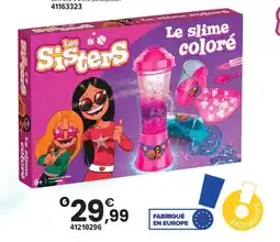 JouéClub Coffret slime les sisters offre