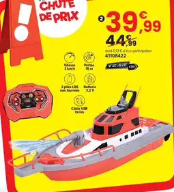 JouéClub Bateau de marin-pompier radiocommandé offre