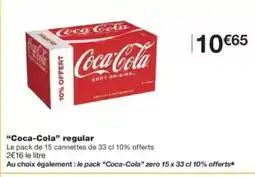 Monop' COCA-COLA regular offre