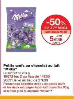 Monop' MILKA Petits œufs au chocolat au lait offre