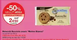 Monop' MULINO BIANCO Baiocchi Nocciola snack offre