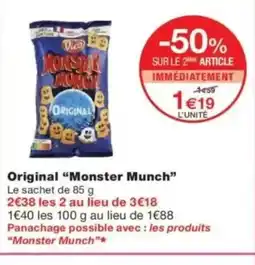 Monop' MONSTER MUNCH Original offre