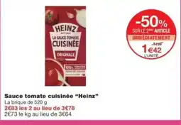 Monop' HEINZ Sauce tomate cuisinée offre