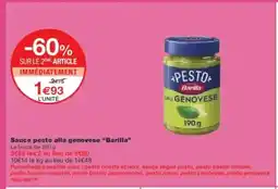 Monop' BARILLA Sauce pesto alla genovese offre