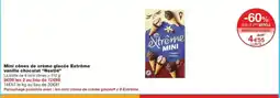 Monop' NESTLÉ Mini cônes de crème glacée Extrême vanille chocolat offre