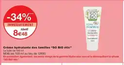 Monop' SO BIO ÉTIC Crème hydratante des familles offre