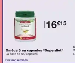 Monop' SUPERDIET Oméga 3 en capsules offre