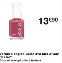 Monop' ESSIE Vernis à ongles Color 413 Mrs Alway offre