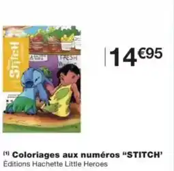 Monop' STITCH Coloriages aux numéros offre