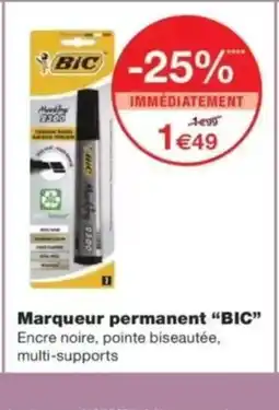 Monop' BIC Marqueur permanent offre