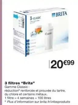 Monop' BRITA 3 filtres offre