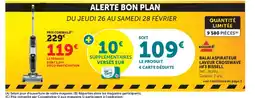 Super U BISSELL Balai aspirateur laveur crosswave hf3 offre