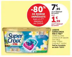 Super U Lessive super croix par x-tra offre