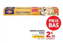 Super U ALBAL Papier cuisson offre