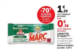 Super U ST MARC Lingettes offre