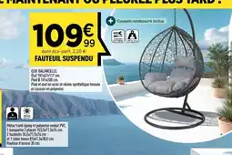 Centrakor Fauteuil suspendu offre