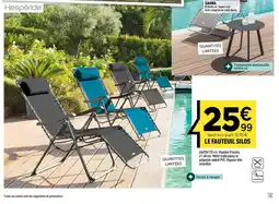 Centrakor Le fauteuil silos offre