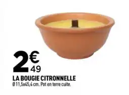 Centrakor La bougie citronnelle offre