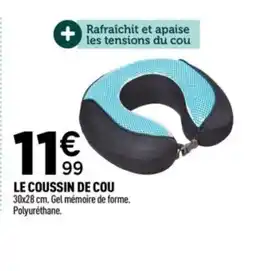 Centrakor Le coussin de cou offre