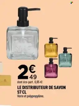 Centrakor Le distributeur de savon offre