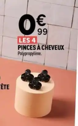 Centrakor Les 4 pinces à cheveux offre