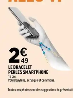 Centrakor Le bracelet perles smartphone offre