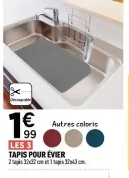 Centrakor Tapis pour évier offre