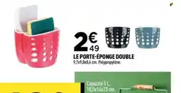 Centrakor Le porte-éponge double offre