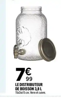 Centrakor Le distributeur de boisson offre