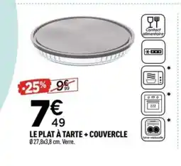 Centrakor Le plat à tarte + couvercle offre