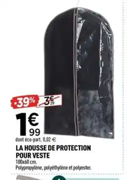 Centrakor La housse de protection pour veste offre
