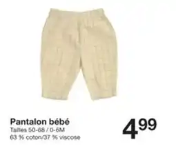Zeeman Pantalon bébé offre