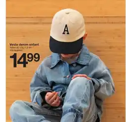 Zeeman Veste denim enfant offre