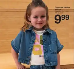 Zeeman Chemise denim enfant offre