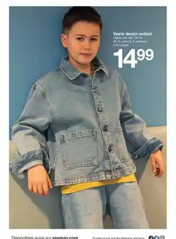 Zeeman Veste denim enfant offre