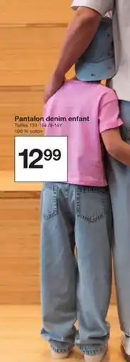 Zeeman Pantalon denim enfant offre