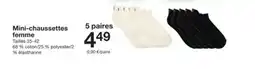 Zeeman Mini-chaussettes femme offre