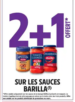 Intermarché Contact BARILLA Sur les sauces offre