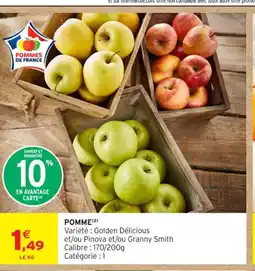 Intermarché Contact Pomme offre