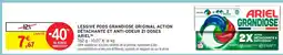 Intermarché Contact ARIEL Lessive pods grandiose original action détachante et anti-odeur 21 doses offre