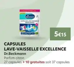 E.Leclerc CAPSULES LAVE-VAISSELLE EXCELLENCE offre