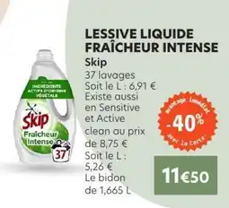 E.Leclerc LESSIVE LIQUIDE FRAÎCHEUR INTENSE offre