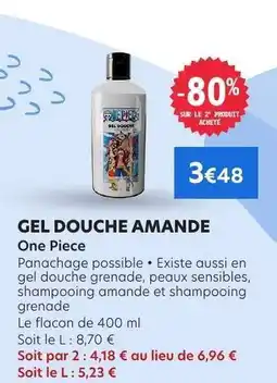 E.Leclerc GEL DOUCHE AMANDE offre