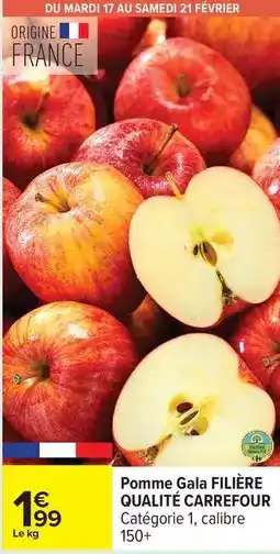 Carrefour Carrefour - pomme gala filière qualité offre