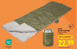 Lidl CRIVIT Sac de couchage offre
